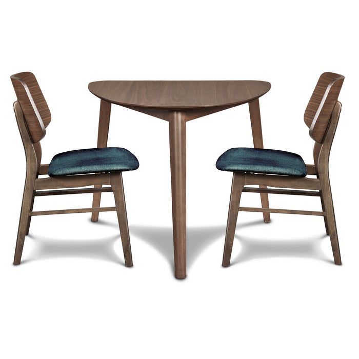 Oscar - Corner Table With 2 Cushion Chairs New Classic