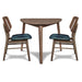 Oscar - Corner Table With 2 Cushion Chairs New Classic