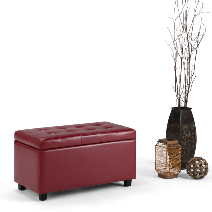 Cosmopolitan - Upholstered Storage Ottoman Simpli-Home
