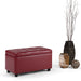 Cosmopolitan - Upholstered Storage Ottoman Simpli-Home