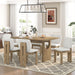 Dining Table Set For 6 With Upholstered Chairs Hearth and Haven