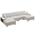 U-Shaped Convertible Sofa, 4 Seater Large Living Room Lounge Home Essentials