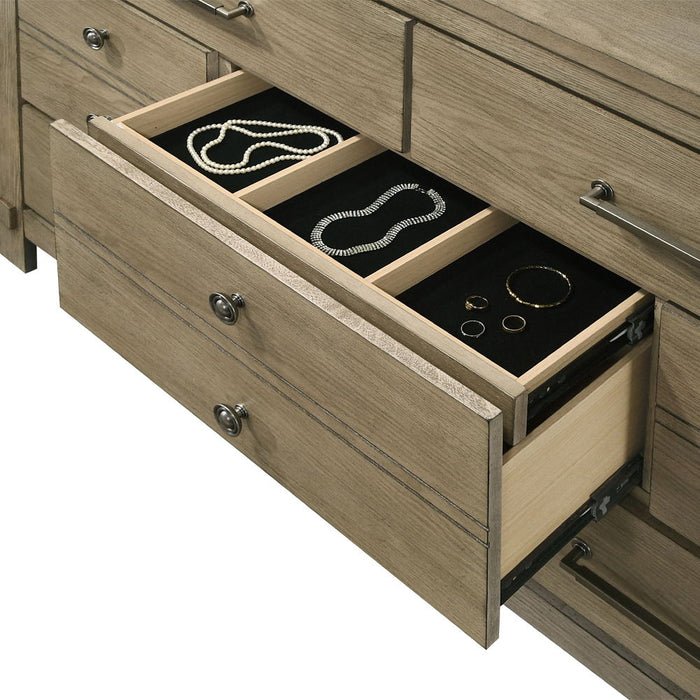 Colton - Dresser - Antique White Oak ACME