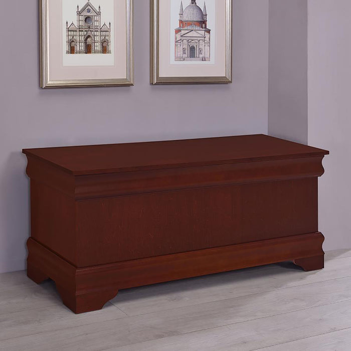Chest With Curved Moldings And Bracket Feet - Brown Furniture Max