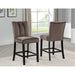 5 Piece Counter Dining Set With Table, Chairs - Black / Brown Home Essentials
