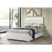 Full LED Panel Bed With Touch Activated Lighting - White Furniture Max