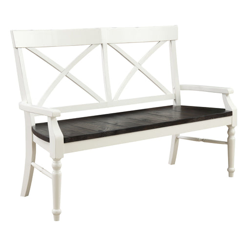 Mountina - Bench - Brown / White Emerald Home