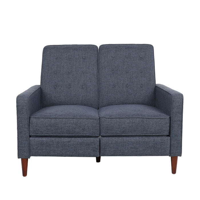 Manville - Contemporary Tufted Loveseat Pushback Recliner