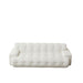 Cloud Series Minimalist Button Tufted Square Arm 3 Seater Sofa Home Essentials