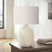 Table Lamp, Lighting, Ceramic, Contemporary - Cream 8th Street