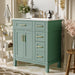 Modern Bathroom Vanity With Sink, Storage Cabinet, Soft Close Doors, Deep & Standard Drawers Hearth and Haven