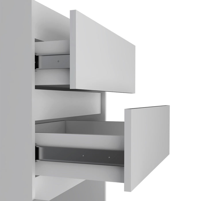 Two Drawer Standard Chest - White
