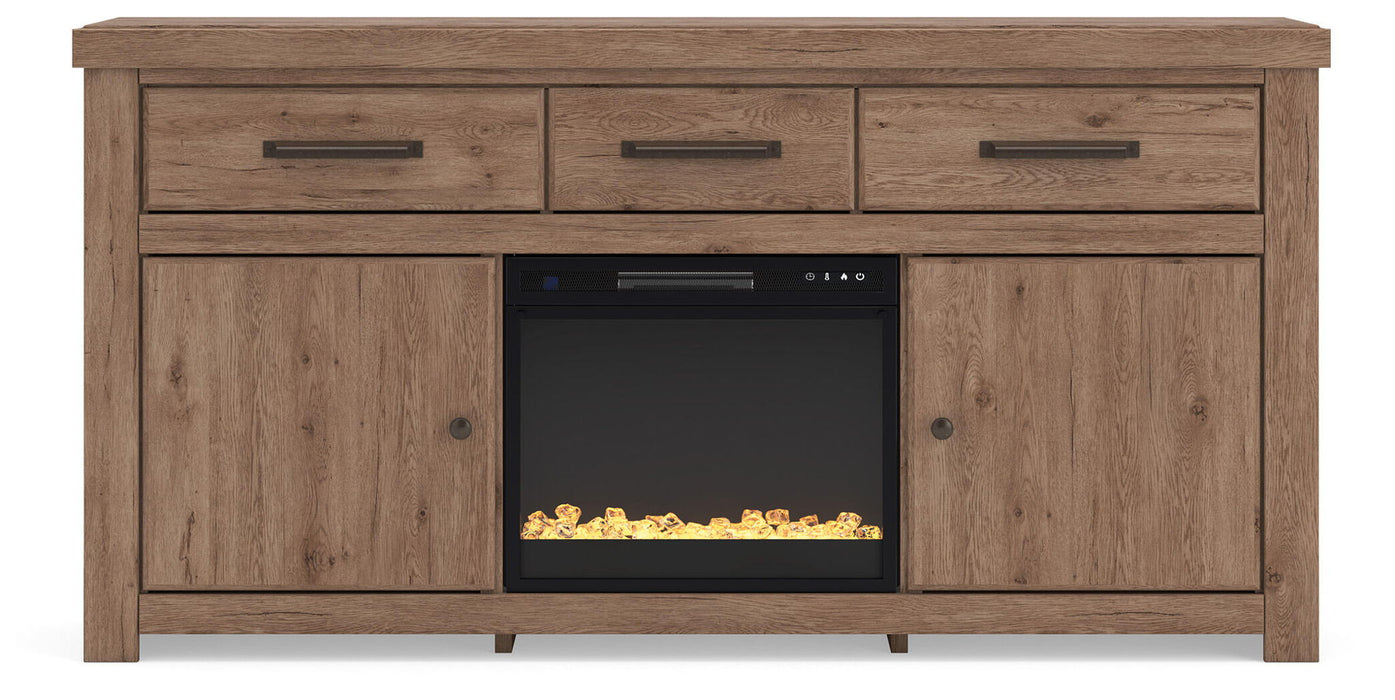 Garistyn - TV Stand With Fireplace Option Signature Design by Ashley®