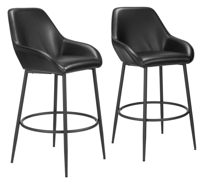 Vila - Barstool (Set of 2) Zuo Modern