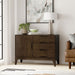 Harper - 3 Drawer Sideboard - Walnut Brown Simpli-Home