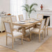 Dining Chairs With Upholstered Square Back (Set of 2) Home Essentials