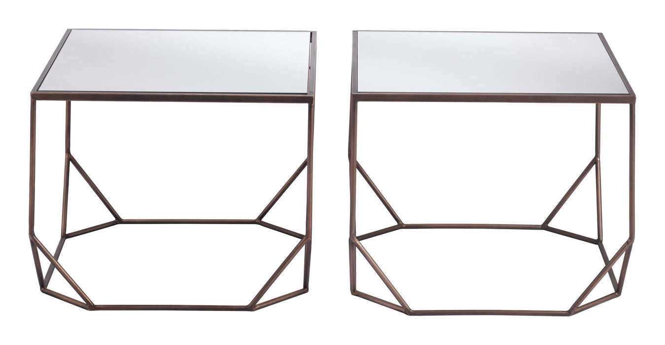 Arzon - Coffee Table Set - Bronze Zuo Modern