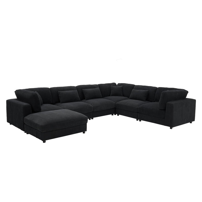 Upholstered Modular Sectional & Custom Configuration Home Essentials