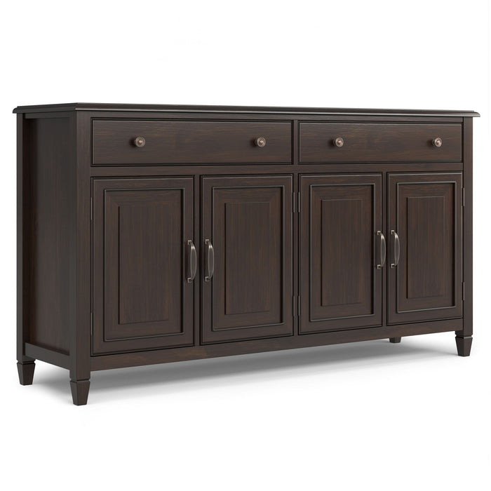 Connaught - Large Sideboard Buffet Storage Cabinet Simpli-Home