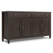 Connaught - Large Sideboard Buffet Storage Cabinet Simpli-Home