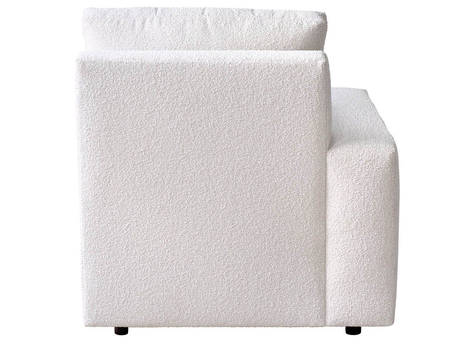 Modern U Choose - Luxe Chaise LAF, Special Order - White