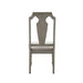 Zumala - Side Chair (Set of 2) - Beige Linen & Weathered Oak ACME
