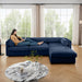 Contemporary Elegant Sofa With Storage And Ottoman Home Essentials