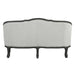 Samael - Loveseat With 2 Pillows - Gray Linen & Dark Brown ACME