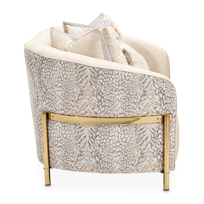 Lisbon - Loveseat - Opal / Gold Michael Amini