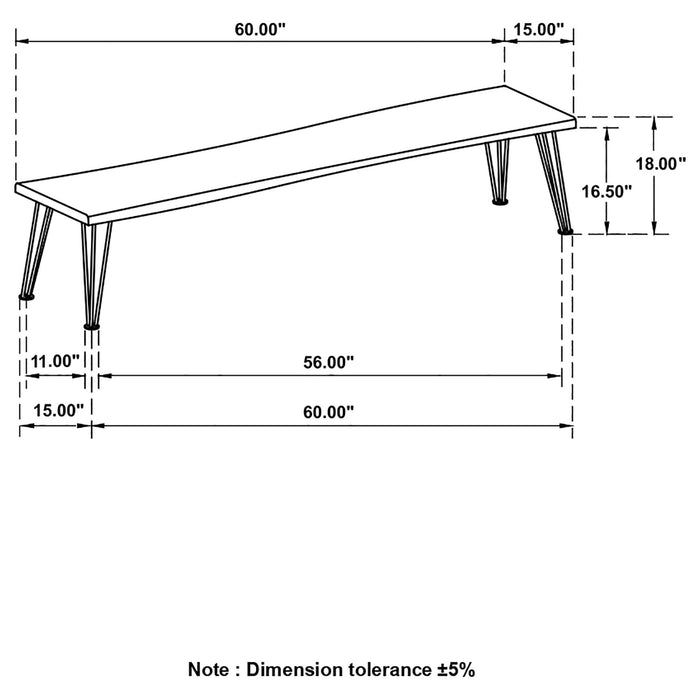 Zora - Dining Bench - Natural Furniture Max