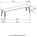 Zora - Dining Bench - Natural Furniture Max