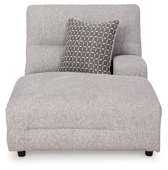 Acklen Place - Raf Power Reclining Back Chaise - Pewter Signature Design by Ashley®