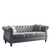 Chesterfield Sofa With Rolled Arms And Nailhead Trim Home Essentials