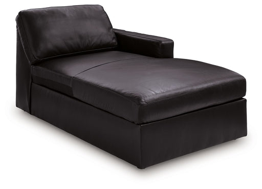 Modmax II - RAF Corner Chaise - Black Signature Design by Ashley®