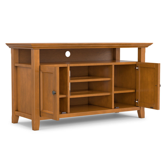 Amherst - TV Media Stand, Handcrafted Simpli-Home