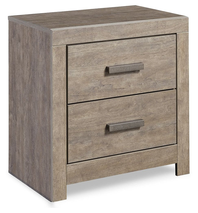 Culverbach - Two Drawer Night Stand - Gray Signature Design by Ashley®