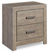 Culverbach - Two Drawer Night Stand - Gray Signature Design by Ashley®