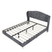 Upholstered Bed, Tufted Headboard, Comfortable Sleep Home Essentials
