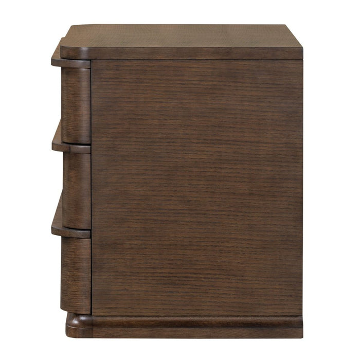 Zoey - Nightstand - Brown Oak ACME
