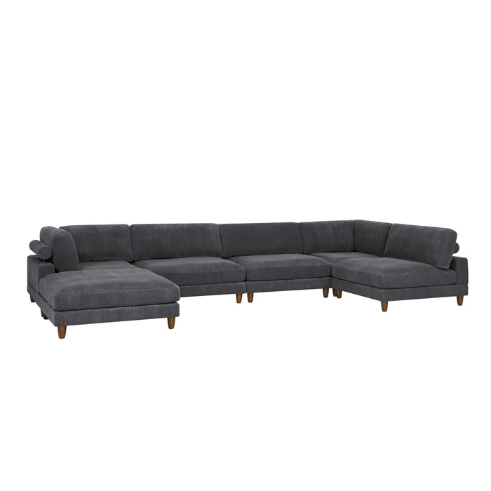 Modern Modular Sectional With Adjustable Back Support Home Essentials