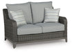 Elite Park - Loveseat w/Cushion - Gray Signature Design by Ashley®