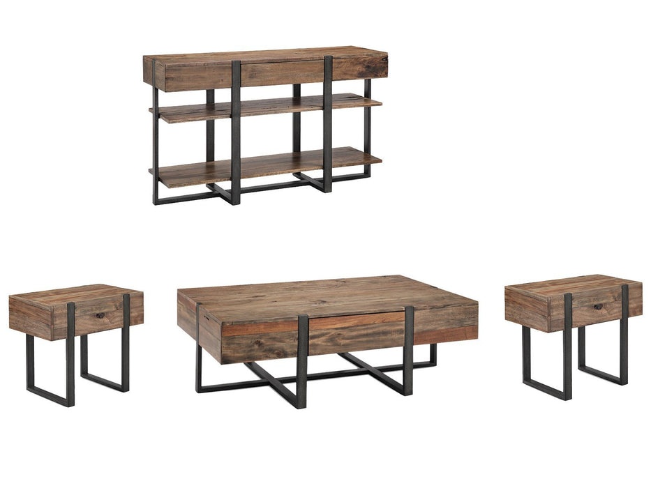 Prescott - Rectangular Cocktail Table Set Magnussen Furniture