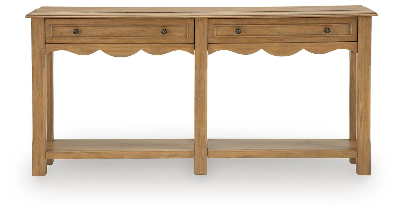 Whitmund - Console Sofa Table - Light Brown Signature Design by Ashley®