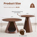 Nesting Coffee Table With Integrated Cat Cave Bed (Set of 2) - Walnut Home Essentials