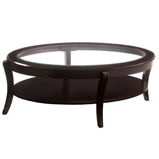 Contemporary Table With Open Lower Shelf Home Essentials