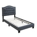 European Style Bed, Button Tufted Headboard Home Essentials