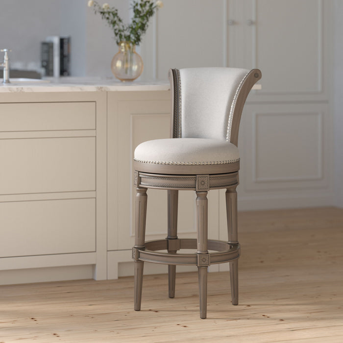 Swivel Barstool With High-Back Home Essentials