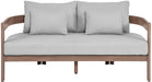 Newport - Water Resistant Fabric 65" Upholstered Outdoor Patio Loveseat Meridian Furniture