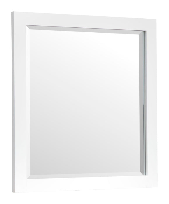 Windmill Harbour - Portrait Mirror - White Whisp And Sand Magnussen Furniture