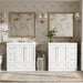 Shaker Free Standing Bathroom Vanity Cabinet & Sink, Soft Close Drawers, Soft Close Doors Hearth and Haven